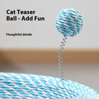 Starry sky rope cat scratch board and cat bed integrated. Large-sized cats, scratching cats, ball scratching cats, basin scratching cats toys