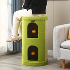 The cat scratch board is integrated with the nest. Cat Villa Multi-layer cat climbing frame Pet supplies