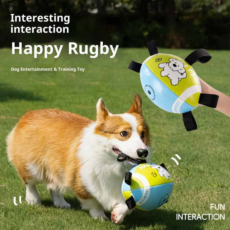 Outdoor dog toy rugby ball Outdoor toys for pets to enjoy themselves Specialized dog rugby for training
