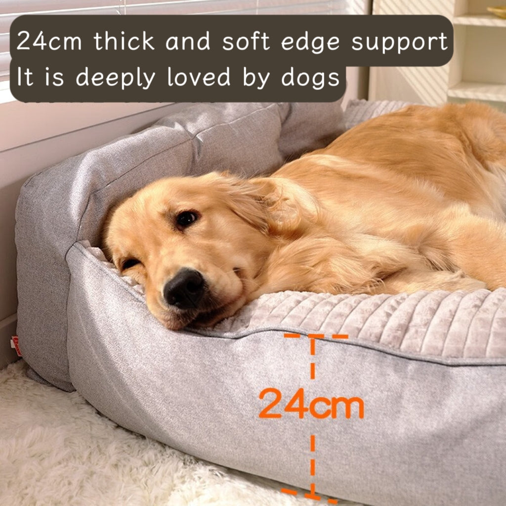 All-season universal large dog sleeping pad, thickened and enlarged, detachable and washable cat and dog pet bed