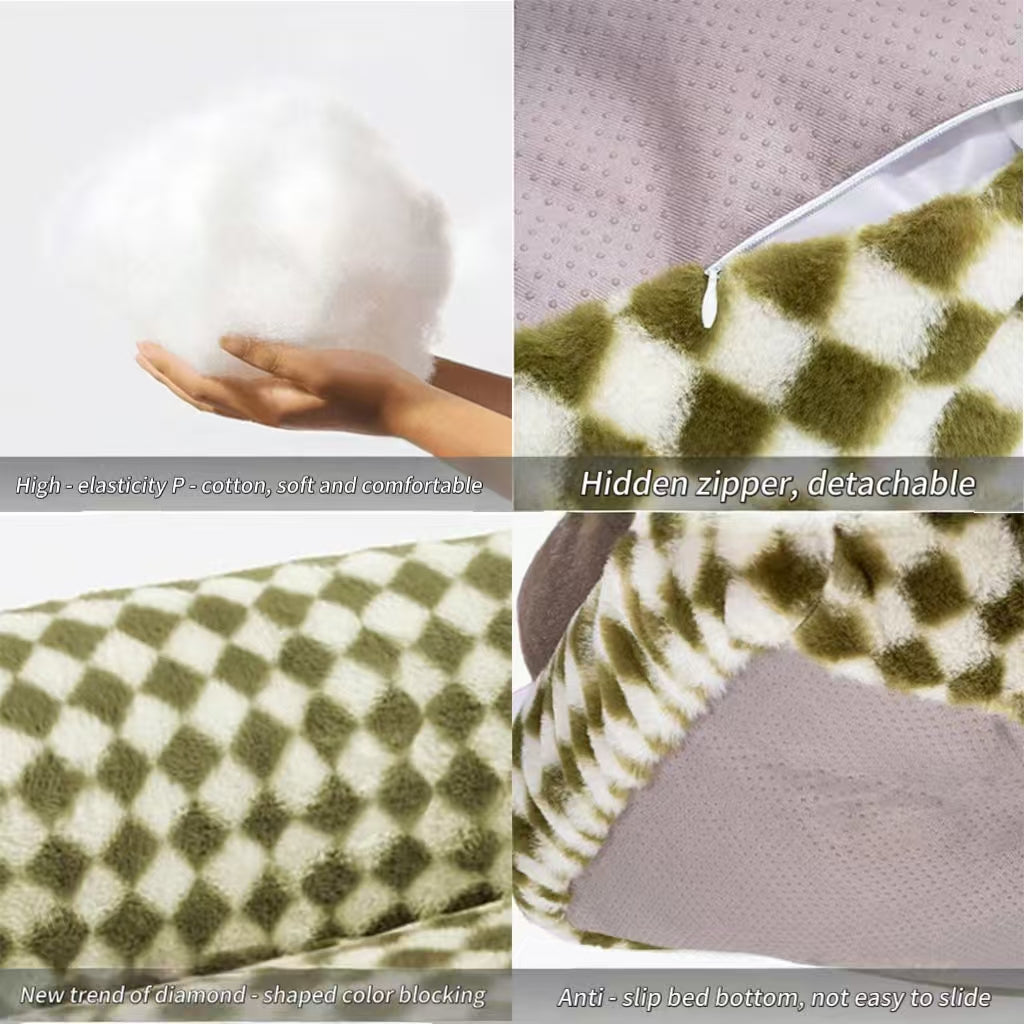 Household cat and dog sofa - style plush pet bed, warm, removable and washable, suitable for all seasons. Available for wholesale. Ideal for small and medium - sized pets