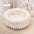 Cloud Three-dimensional Pet Round Bed: Thickened large dog mat for pet beds; Moisture-proof and warm dog bed A small round dog and cat bed