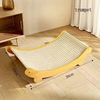Sisal cat scratch board, wear-resistant and shavings free, large cat claw board, integrated cat nest, anti cat scratch sofa protection, scratch resistant pad