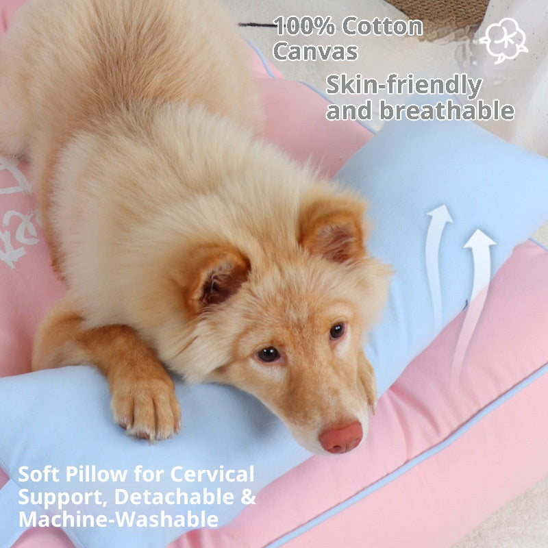 Pet dog bed mat All-season sofa cushion; Detachable and washable; Small and medium-sized dog and cat beds, puppy beds