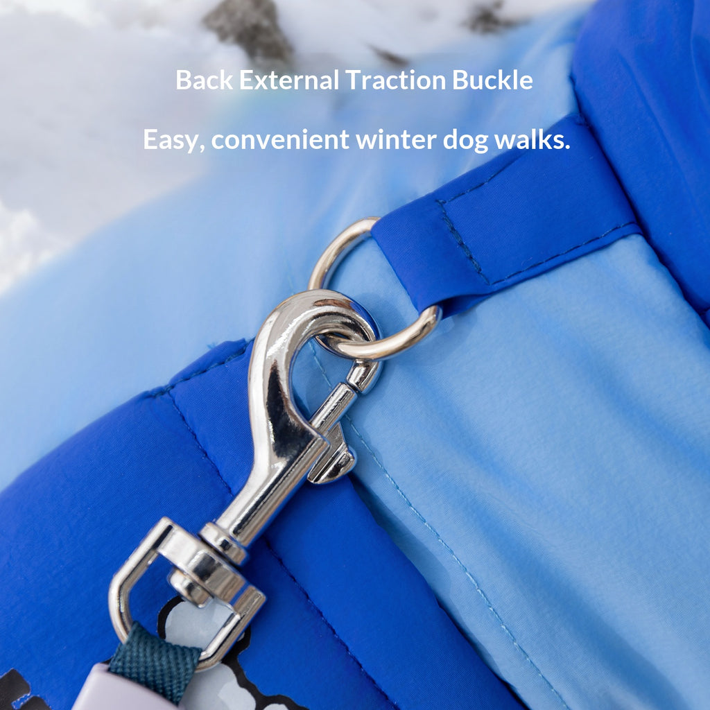 Little Bear pet down jacket Pet four-legged duck down drawstring windproof and warm down jacket Autumn and winter clothes for dogs and cats