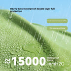 Simple and fashionable patchwork big dog raincoat; Waterproofing for medium and large-sized dogs when going out in the rain; Pet outings for spring and summer