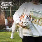 Pet cat single-shoulder strap; Portable crossbody cat bag for going out; Anti-escape cat slithering tool; Cat supplies
