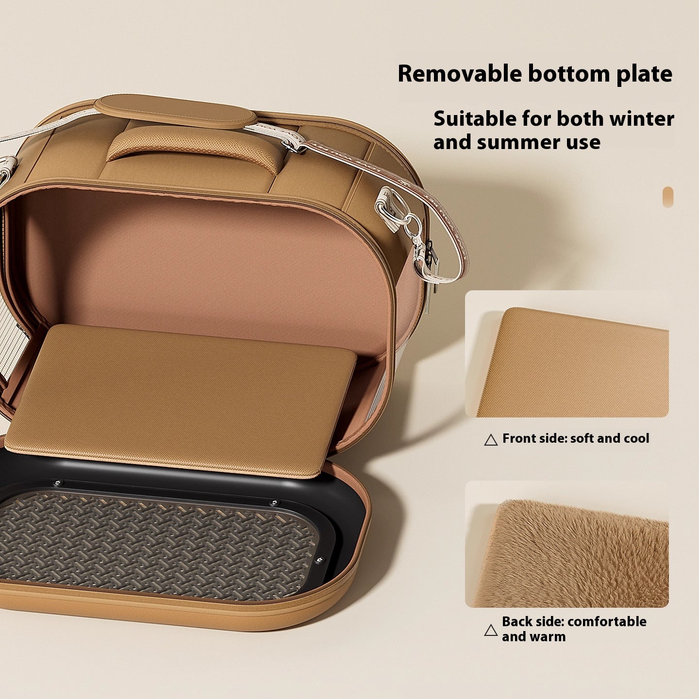 Multi-functional portable pet bag The cat bag is portable for going out. Large-capacity cat hand-held suitcase with pet handle