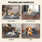 All-season suitable medium and large-sized dog kennels; Removable and washable pet sofa cushions; Dirt-resistant, waterproof and warm in autumn and winter