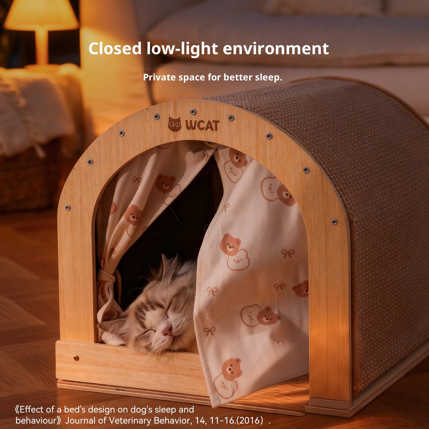 Cat arc-shaped house Cat bed sisal cat scratch board Play and sleep all-in-one pet cat toy cat scratcher