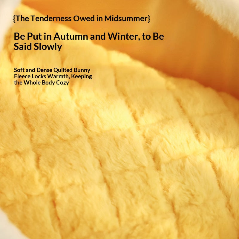 Mango-shaped cat bed Winter warm, enclosed and secure cat bed; Cats sleep in their beds, dog beds, sofas, and cat shelters