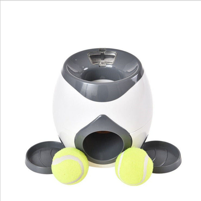Pet dog tennis machine Self-entertaining toys to relieve boredom; Automatic food leakage reward machine feeder; Interactive indoor toys for dogs