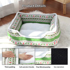 Warm Winter Series · Christmas Elk Pet Bed: Pet Cat Bed, Dog Bed, Pet Bed Dog bed winter dog mat Thickened beds for medium and small-sized dogs