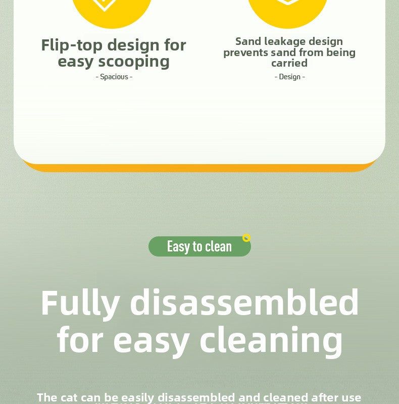 Oversized Litter Box Disinfection Deodorant Fully Enclosed Cat Toilet Litter Box Bason Extra Large Splash-Proof Wholesale