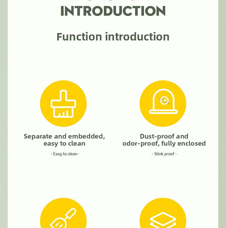 Oversized Litter Box Disinfection Deodorant Fully Enclosed Cat Toilet Litter Box Bason Extra Large Splash-Proof Wholesale