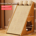 Triangular cat scratch-off board Sisal cat scratch board Vertical, wear-resistant and does not shed chips; Wall-mounted cat paw pads and cat scratch boards