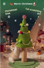 Christmas Tree Sisal Cat Scratching Board Wear-Resistant Non-Shedding Cat Claw Board Cat Climbing Frame Nest Integrated Cat Scratching Post Cat Toy