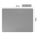 Pet silicone cat litter pad; Pet pad silicone cat litter pad; The cat is rubbing its feet on the mat. Leak-proof cat litter pad Easy-to-clean pet waterproof pad