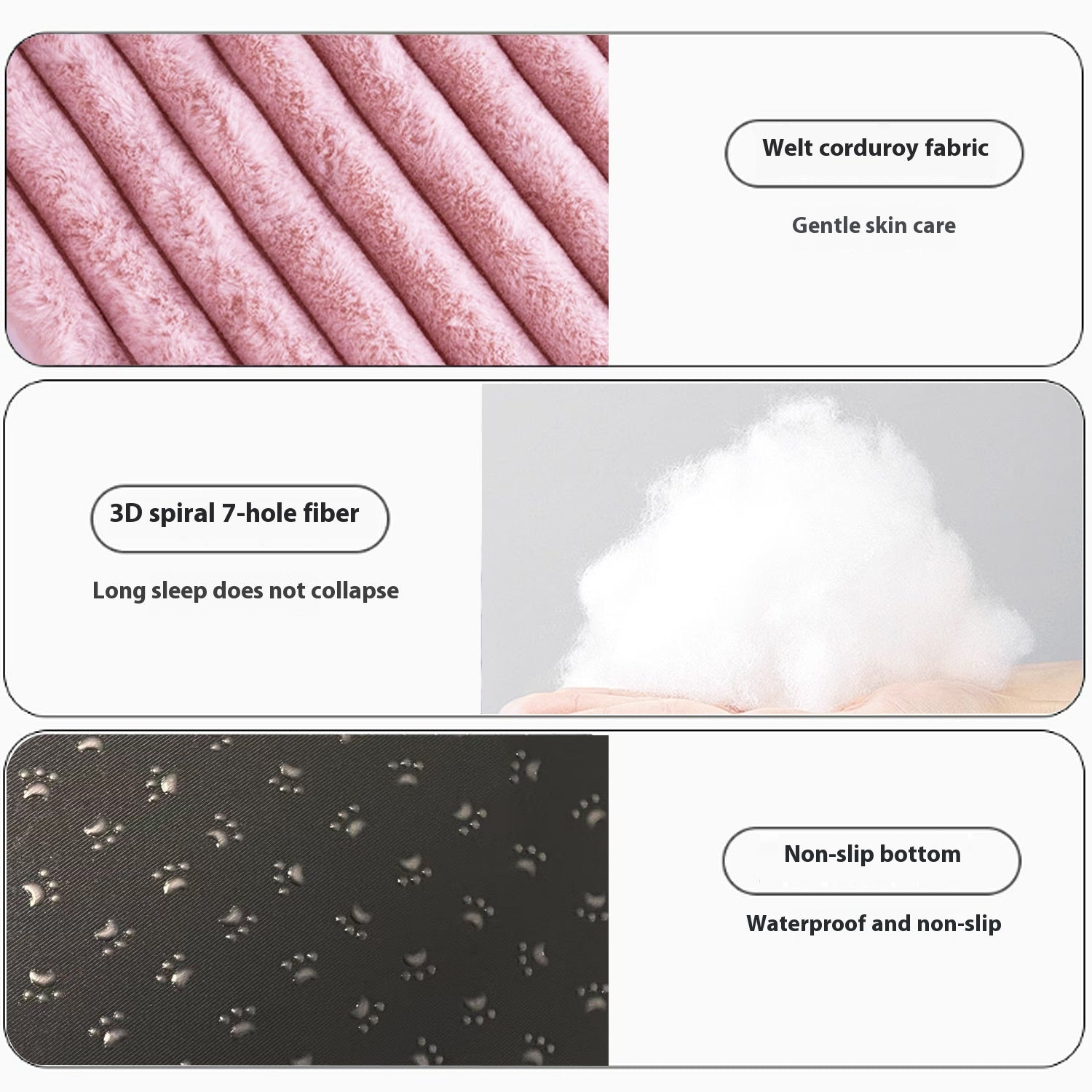 Cave pet nest; Winter warm, anti-slip, small soft and comfortable sleeping bag for dogs and cats