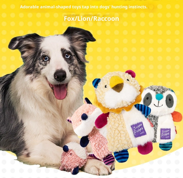 Dog toy noise paper; Tooth-grinding plush sound-making toy Puppies relieve boredom. Puppy pet toys
