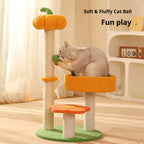 Cat climbing frame, cat bed, pumpkin style Jumping platform cat scratcher, small cat scratcher board Pet cat toys
