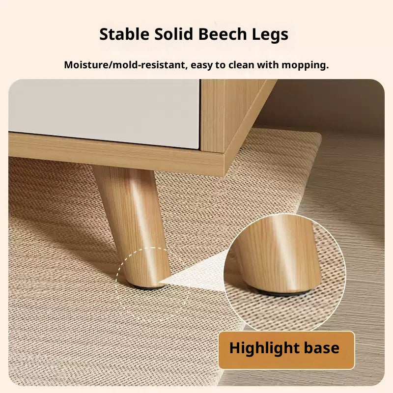 Solid wood cat bed bedside table; Simple and compact; Multi-functional cat shelter with bedside cabinet The storage cabinet is specially for cats