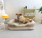 Rabbit fur crystal fleece pet bed; Thickened rabbit hair crystal fleece pet pad; Winter warmth for cat beds and dog beds; Pet supplies mat; Pet sofa