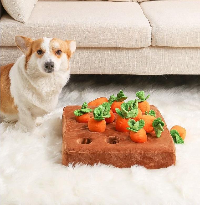 Pet fun radish pulling toy; Dog toys; Self-indulgent toys Durable and educational toys for pets to relieve boredom