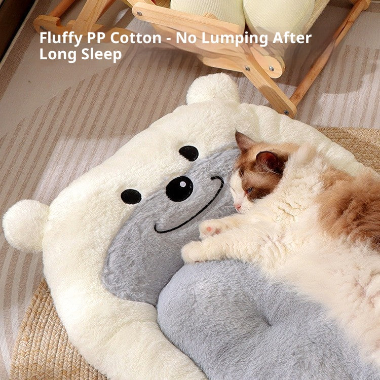Little Bear pet mat All-season cat mat; Winter warm pet sleeping pad; Cat bed and dog bed mat; Suitable for both cats and dogs