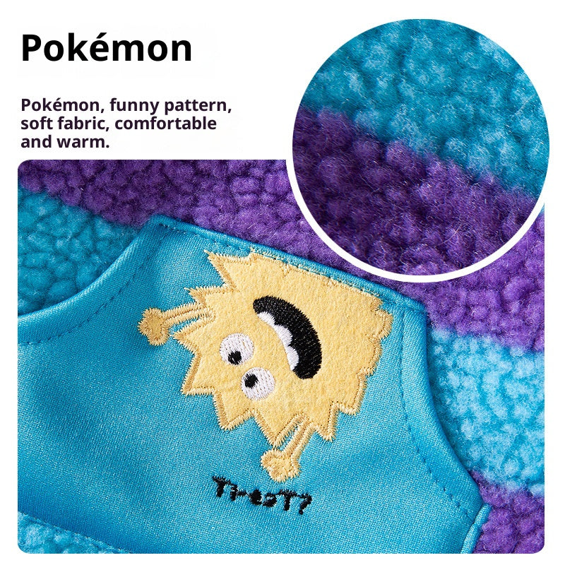 Dog monster clothes: Warm and stomach-protecting cotton-padded clothes for autumn and winter: two-legged clothes for medium and large-sized Corgis pets