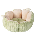 Cactus-shaped pet bed; Semi-enclosed kitten bed mat for winter warmth; Washable shaped cat beds and dog beds