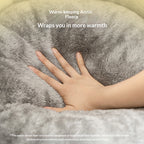 "Giant Teacup Pet Bed" Cat bed: Warm and thickened teacup bed for autumn and winter. Deep sleep doghouse Korean version Teddy Bichon pet bed for small and medium-sized dogs