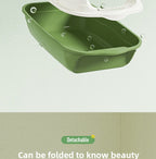 Oversized Litter Box Disinfection Deodorant Fully Enclosed Cat Toilet Litter Box Bason Extra Large Splash-Proof Wholesale