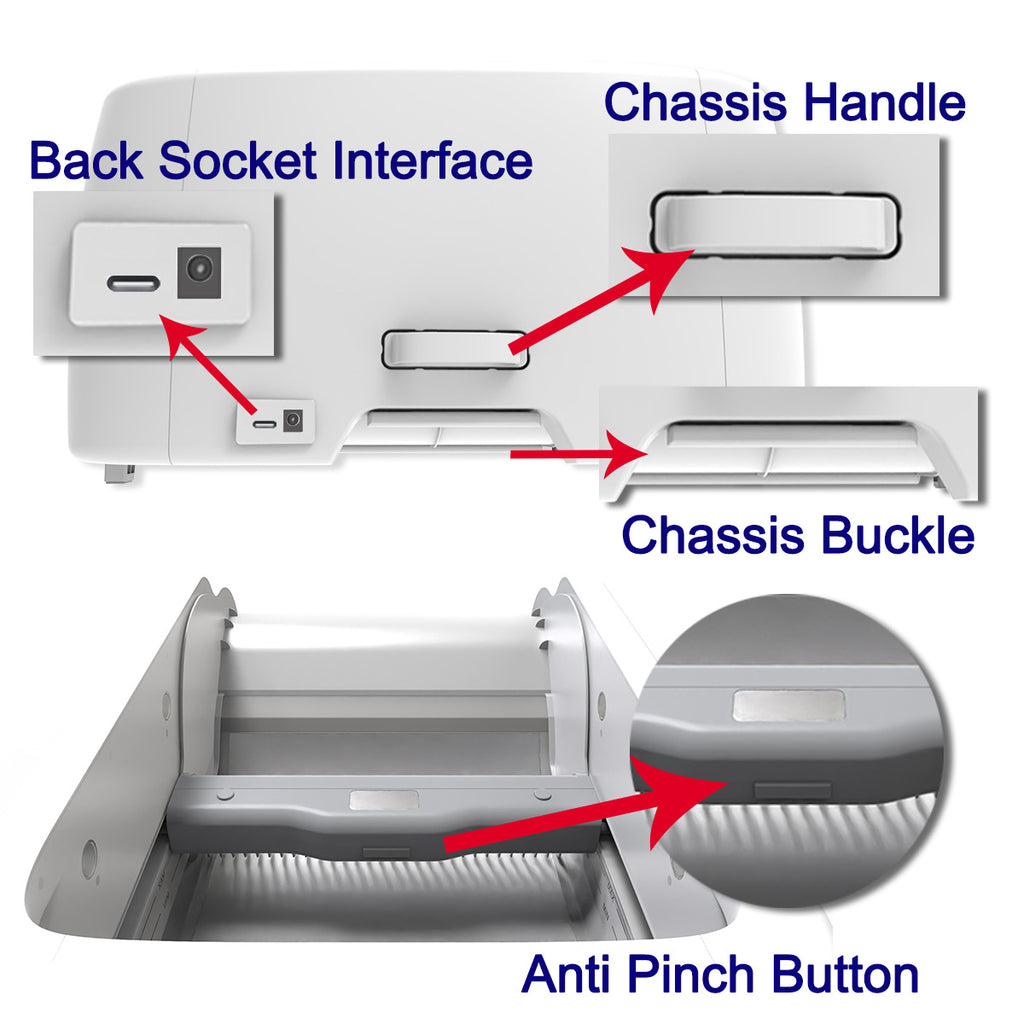 Automatic Litter Scooper Cat Litter Box Pet Cat Smart Litter Box Cleaning Device Anti-Splash Cat Toilet WiFi Control