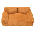 Pet rabbit fur sofa bed: Dog sofa, large pet sofa; Rabbit plush pet bed; Soft, high-quality cat beds, large dog beds and dog beds