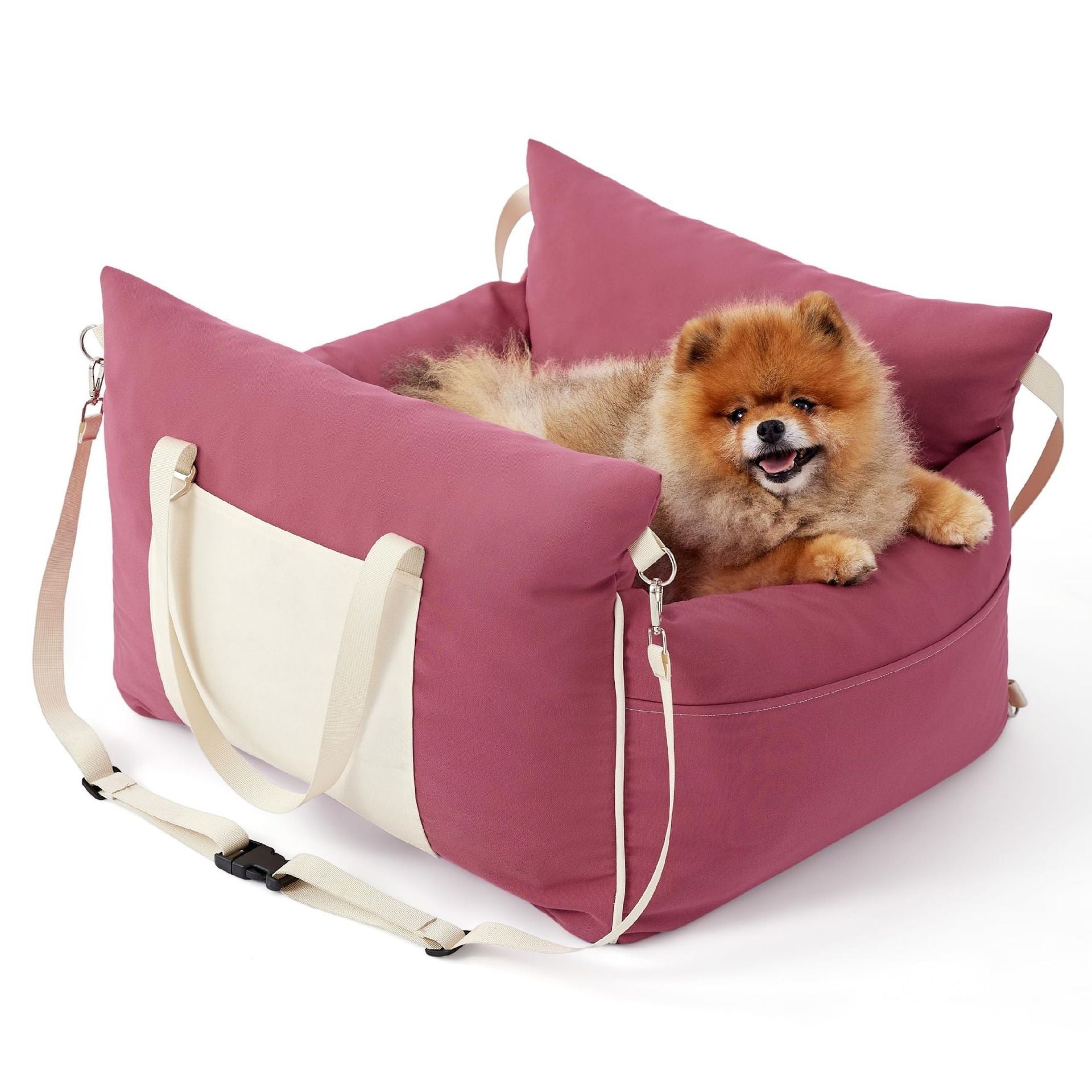 Pet passenger seat, small and medium-sized dog car bed; Multi-functional portable bag Waterproof and washable