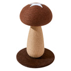 Cute and fun mushroom cat Scratch pillar Cat scratch board, sisal cat scratch post; Wear-resistant and does not shed chips; Mushroom standing claw grinding toy Cat supplies