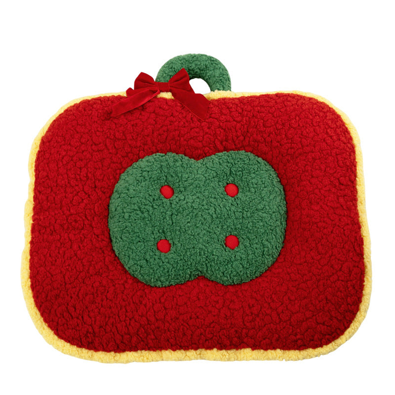 Christmas MATS for pet cats and dogs The pet mat is thickened for warmth. Dog bed, cat bed, Christmas pet bed