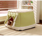 Winter warm pet beds and cat beds; Heat storage and warmth preservation Closed design Neither too hard nor too soft; Comfortable and soft; Multiple uses available all year round