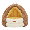 Semi-enclosed cat beds, dog beds; The entire mat is detachable and washable. Thick winter warm beds for cats and dogs