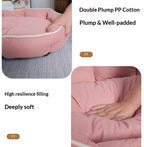 Suede imitation pet bed: A pet bed suitable for all seasons; Anti-slip pet mat Medium-sized dog ingot shaped dog mat; Dog bed pet mat