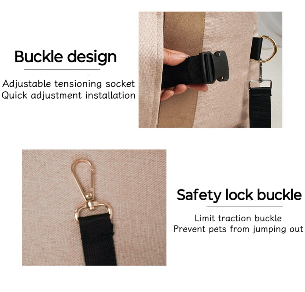 Travel Safety Puppy Dog Car Seat Bed, Available all year round; Suitable for small and medium-sized dogs