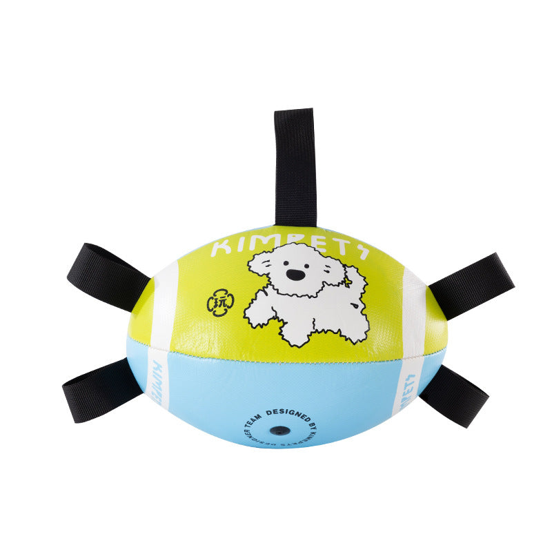 Outdoor dog toy rugby ball Outdoor toys for pets to enjoy themselves Specialized dog rugby for training