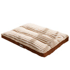 Warm striped pad dog bed; Medium and large-sized dogs; Pet bed pads for big dogs and cats; Cat bed and dog mat