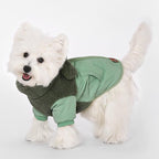 Dog autumn and winter cotton-padded jacket; Ultrasonic quilted cotton clothing Anti-shedding and warm clothes for puppies and kittens when they go out