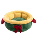 Christmas Limited Edition · Basket-style Pet Bed: Cat and Dog Christmas Bed; Cat Christmas bed A semi-enclosed winter thickened and warm Christmas pet bed for small dogs
