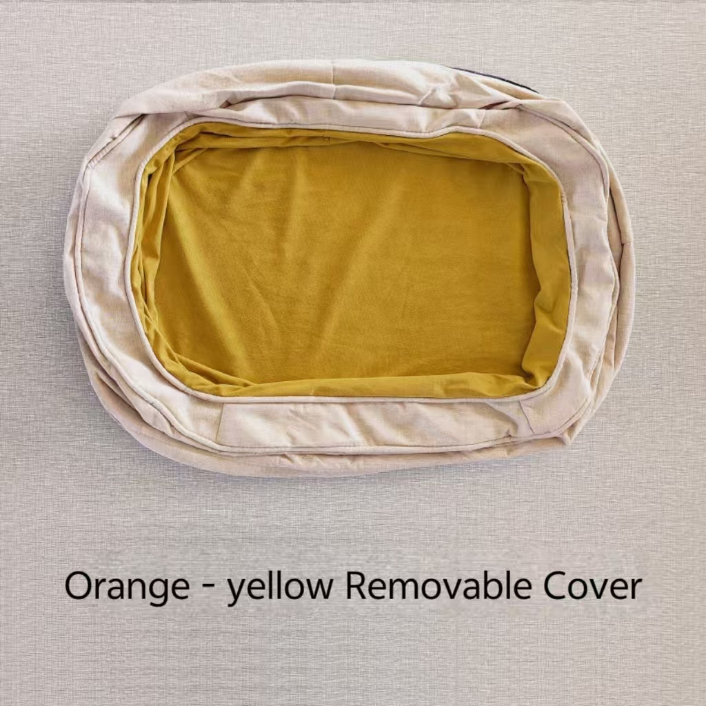 Household dog bed and cat bed, four - season universal, suitable for small, medium and large dogs. Warm, removable and washable, round - shaped, anti - slip pet bed, available for wholesale