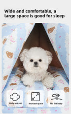 Wholesale Dog House Tent Winter Warm Enclosed Safe Small Dog Sleeping Dog House All Seasons
