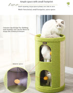 The cat scratch board is integrated with the nest. Cat Villa Multi-layer cat climbing frame Pet supplies
