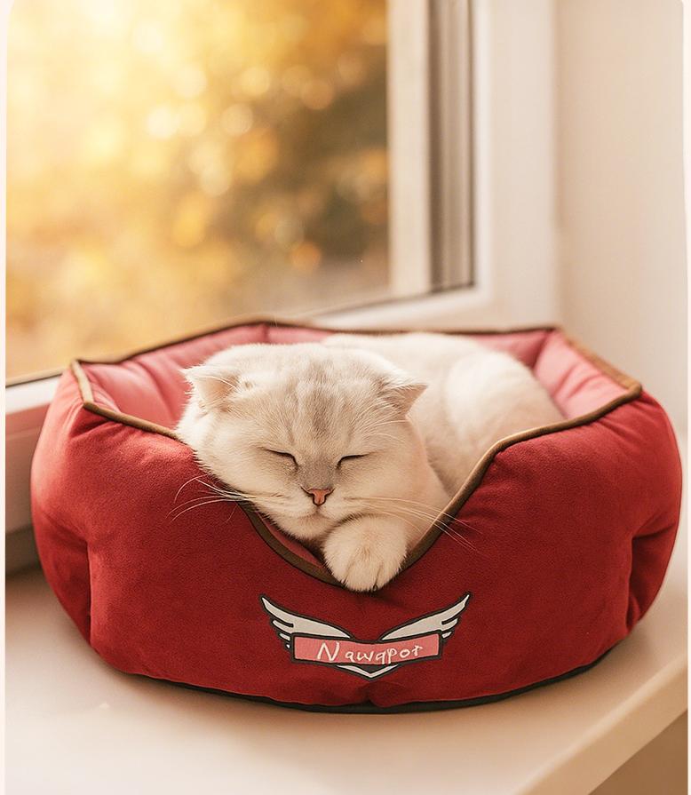 Winter warm cat bed; Suitable for all seasons; Autumn and winter warm cat bed house mat; Cat and dog beds.